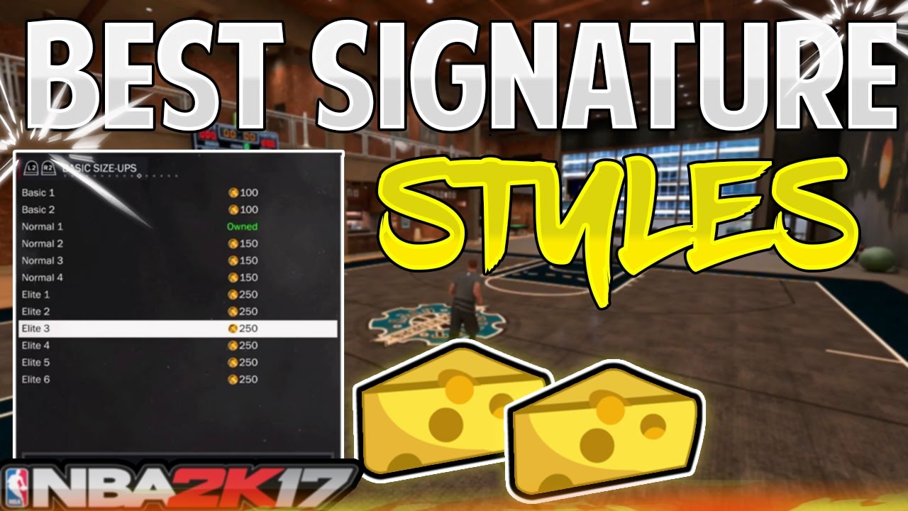 NBA 2K17 BEST SIGNATURE MOVES