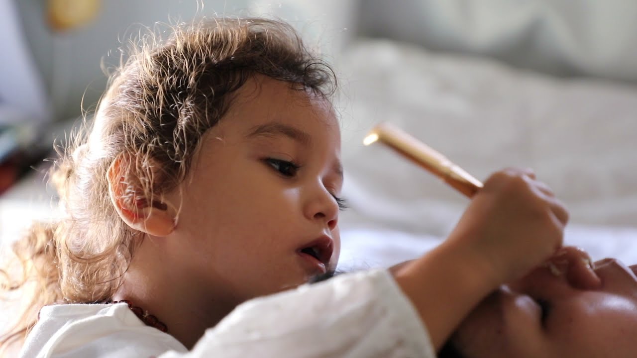Toddler ASMR: Relaxing Rain, Baby Treats Mommy | 2-Year-Old Kiana Baby