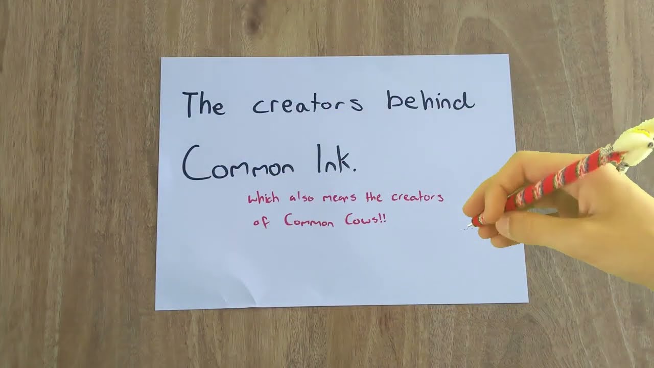 The creators behind Common Ink