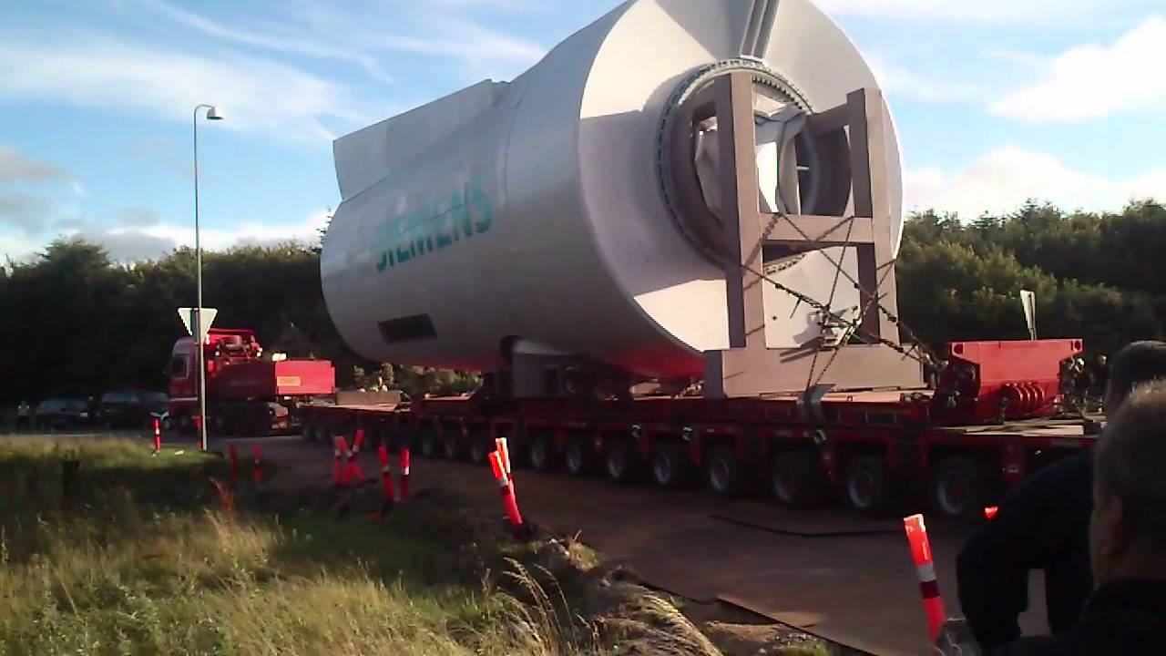 Siemens vindmølle østerild give sværgods