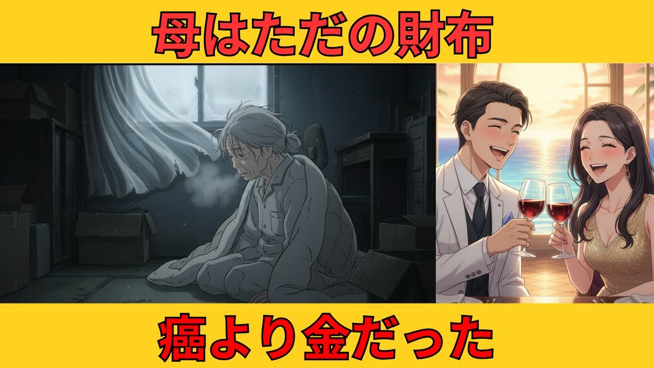 「余命を告げた母を金で見る息子その一言で母は人生を捨てた」