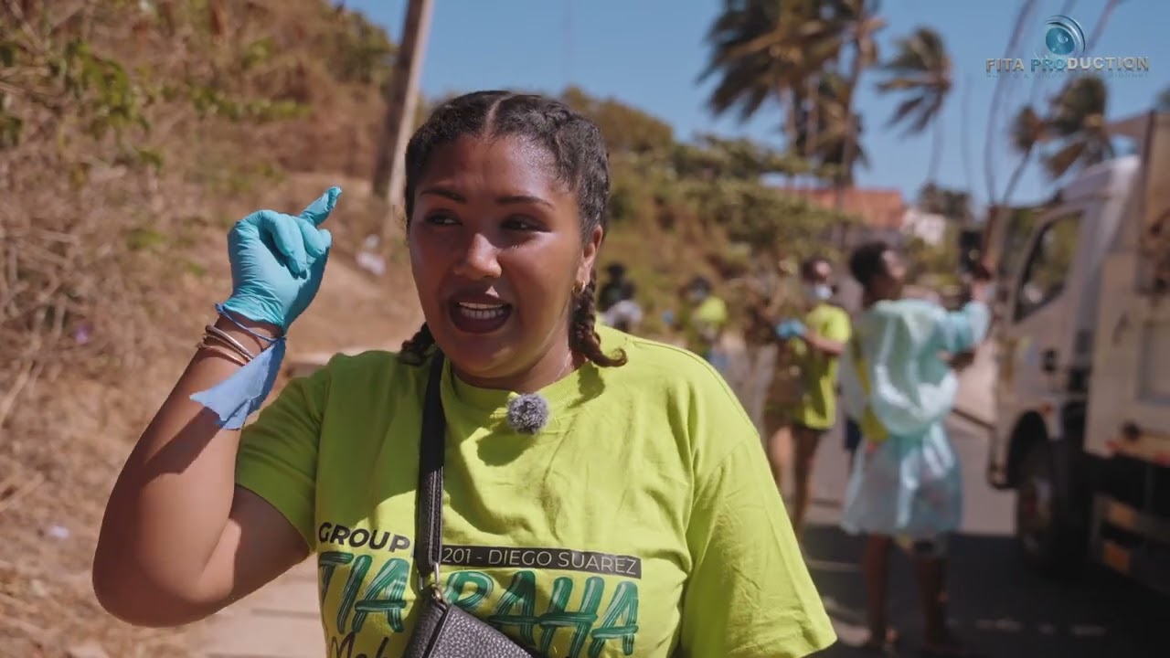 Les jeunes de Diego-Suarez nettoient la ville.