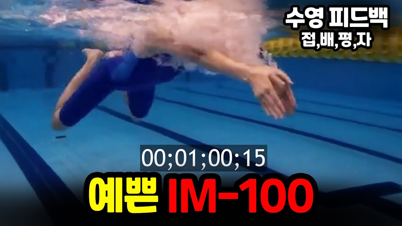 예쁜 IM-100 l 수영 3개월차의 부드러운 자유형 l 술영라이브 #260