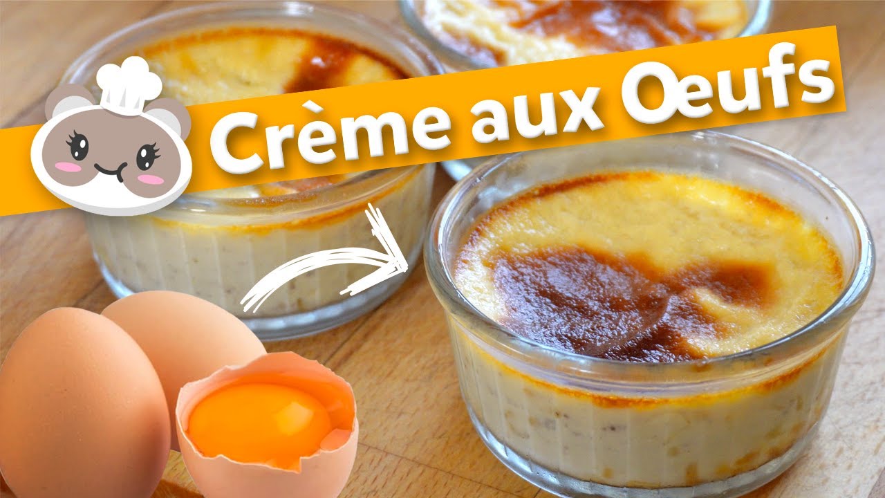 Crème aux oeufs 🥚 FACILE