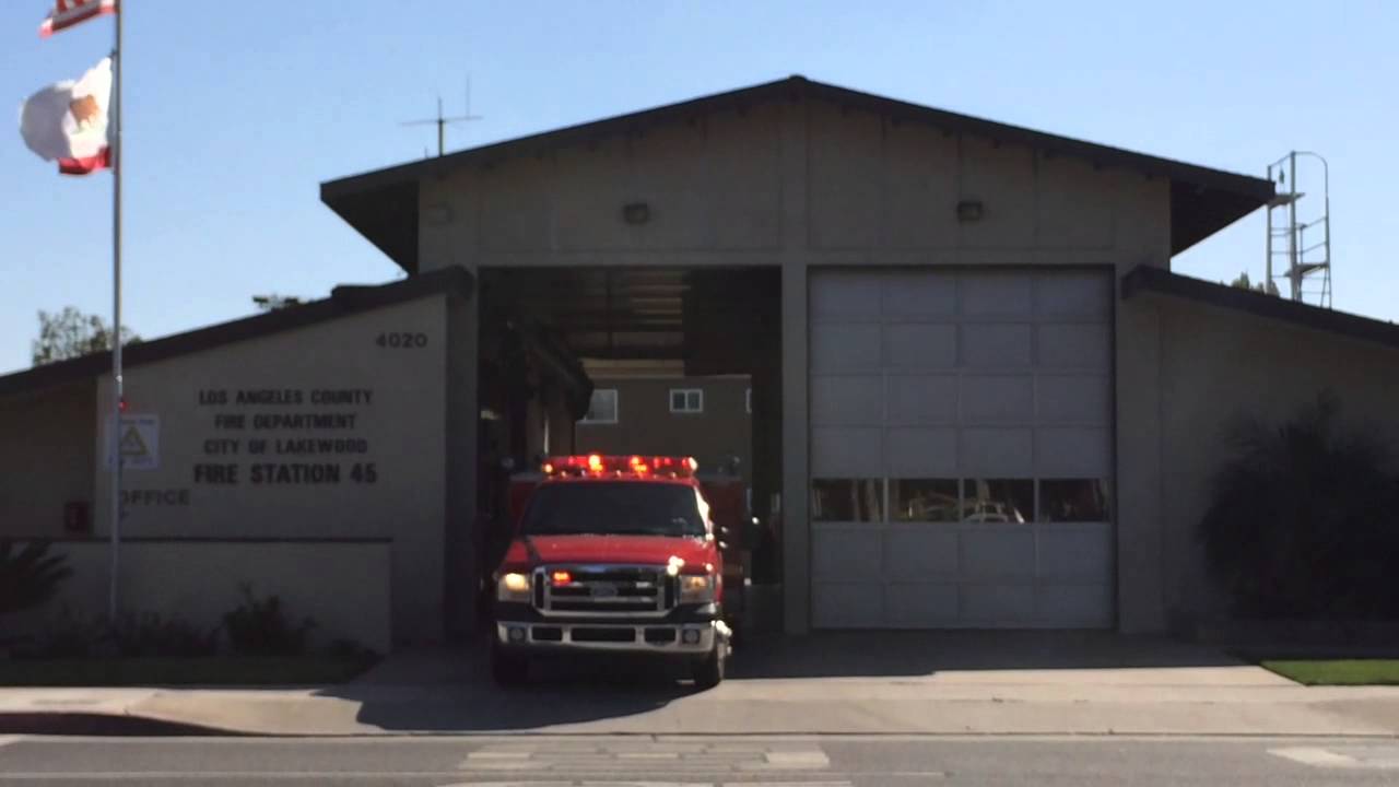 (Hi-Lo Horns) LACo.FD Engine & Squad 45