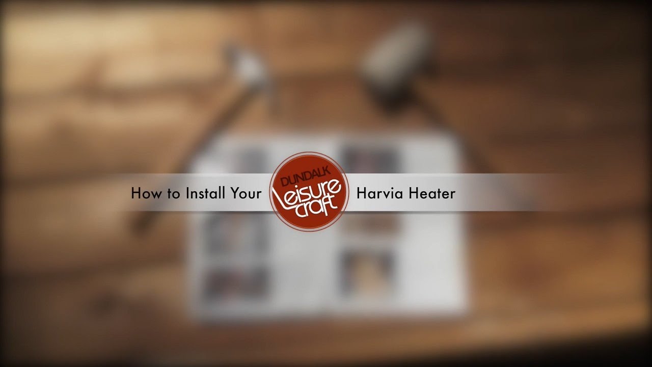 Harvia Wood Sauna Heater Instructions