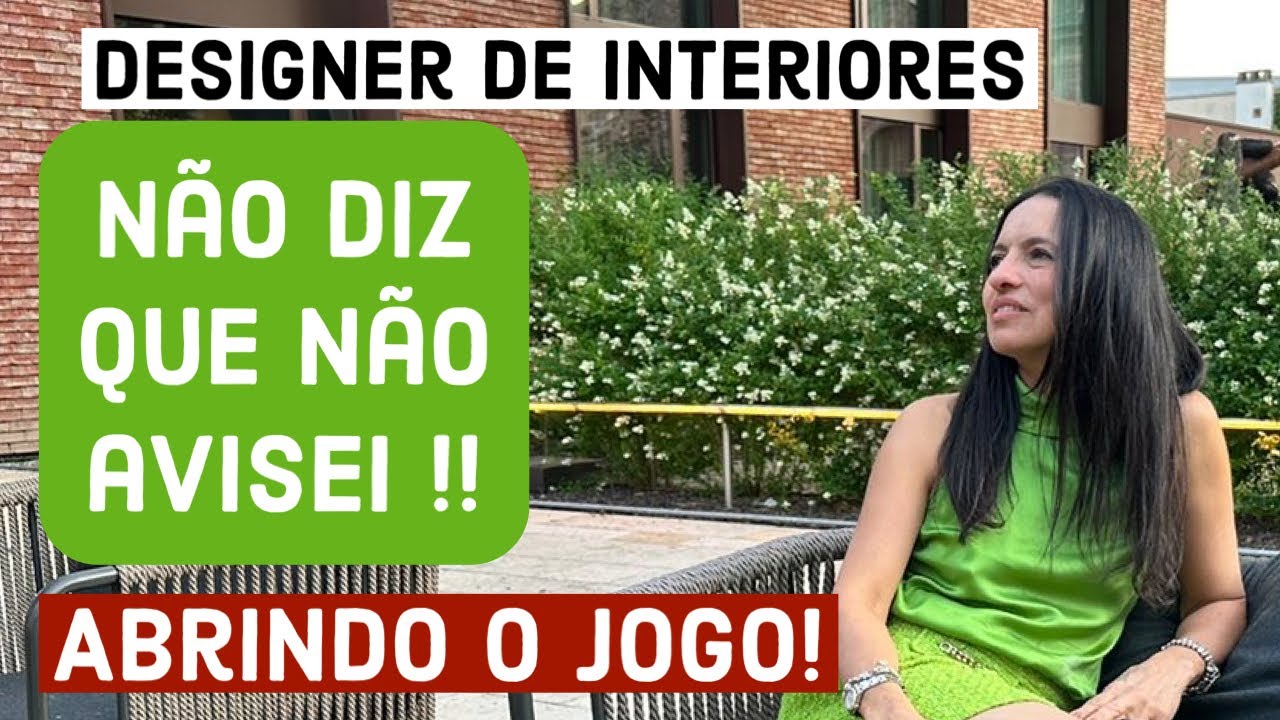 DESIGNER DE INTERIORES - PORQUE muitos NÃO TEM SUCESSO ? | Decorei Tudo