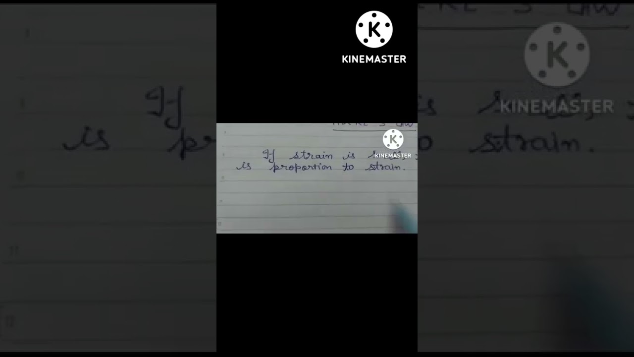 HOOKE'S LAW IN ELASTICITY