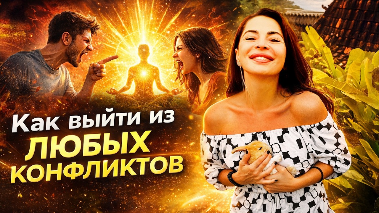 Ты сможешь освободиться от любых конфликтов, если будешь делать это