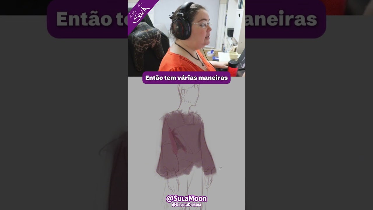 Tirando a linha do esbo&ccedil;o pra Pintura! #cortesdasula