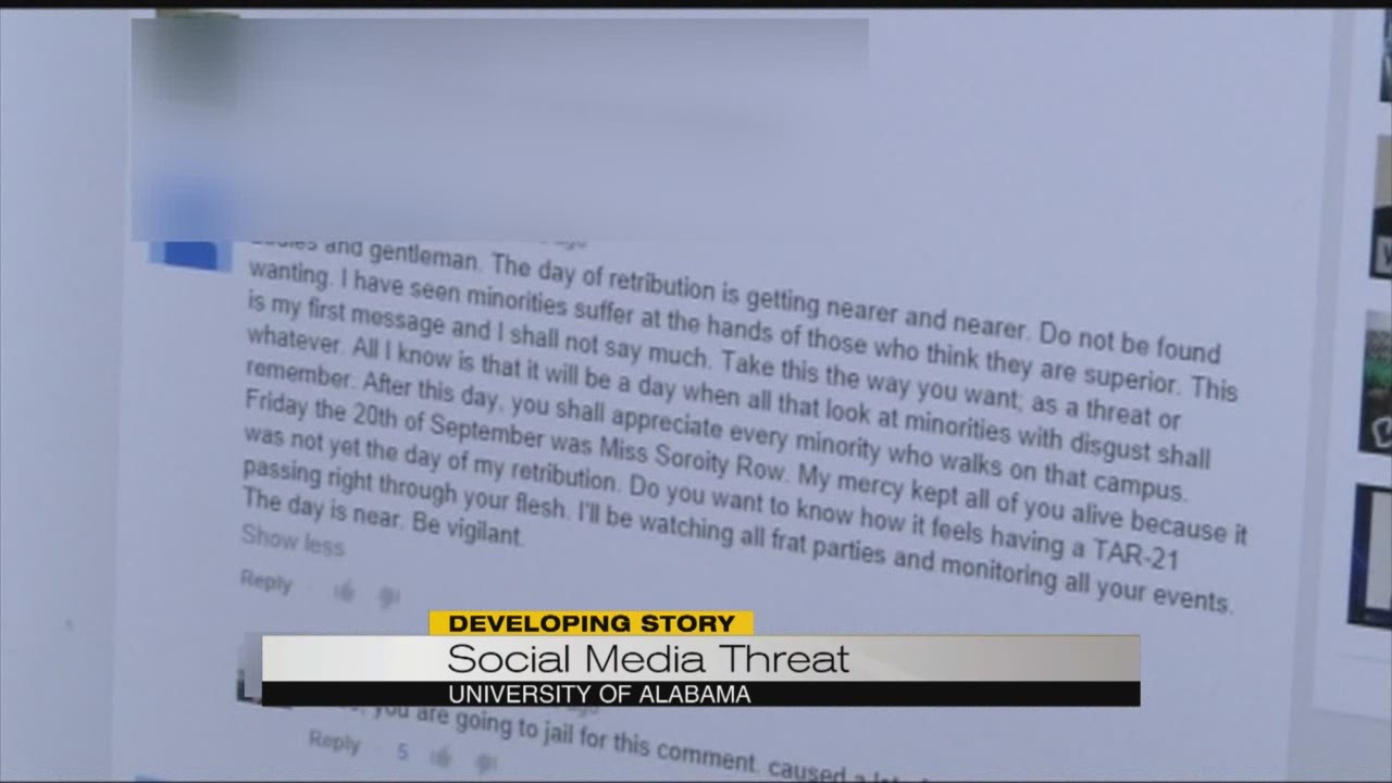 Threat cleared at UA