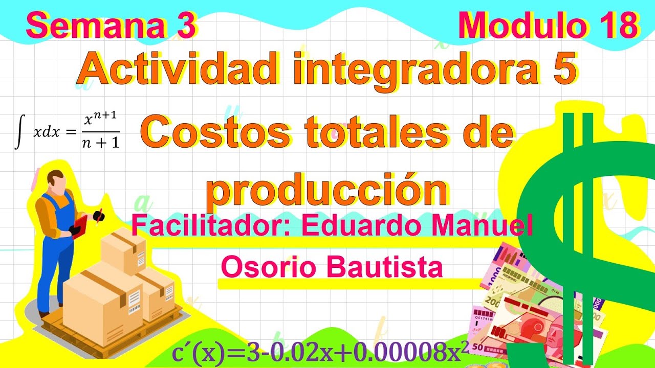 Módulo 18 semana 3 actividad 5 costos de producción 2021