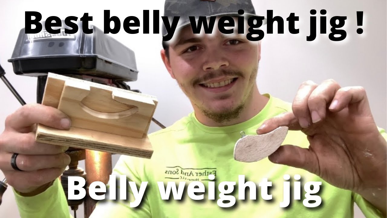 How to make a belly weight jig / Crankbait belly jig