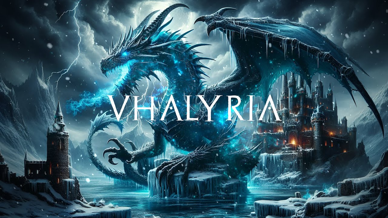Vhalyria - Knight and Dragon Dark Fantasy Inspiration Created with Copilot Ai