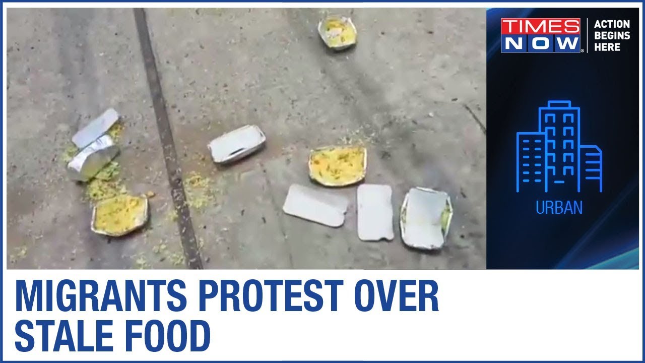 Migrants protests at Asansol Railway Station, complaints of providing stale food