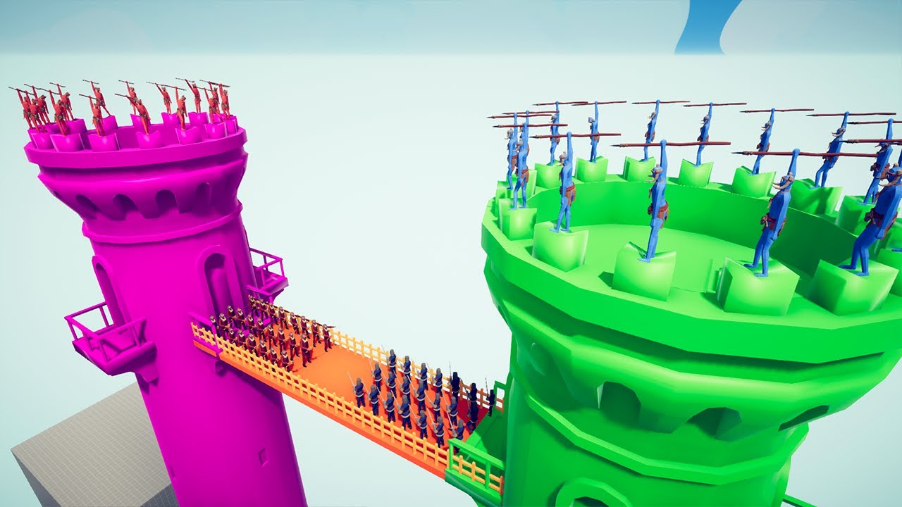 Winning The Color Tower Takeover Tournament | Totally Accurate Battle Simulator TABS