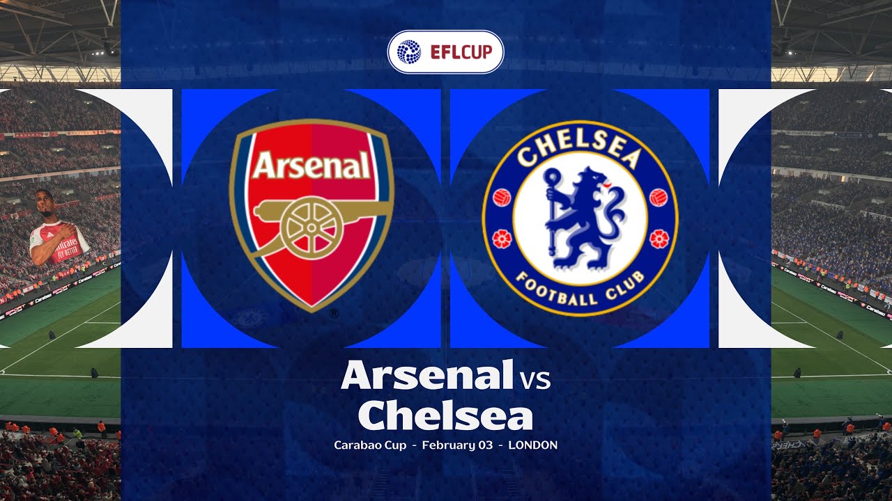 FC 26 | Arsenal vs Chelsea Carabao Cup 2nd Leg 2026 - Full Gameplay PS5™ [4K HDR]