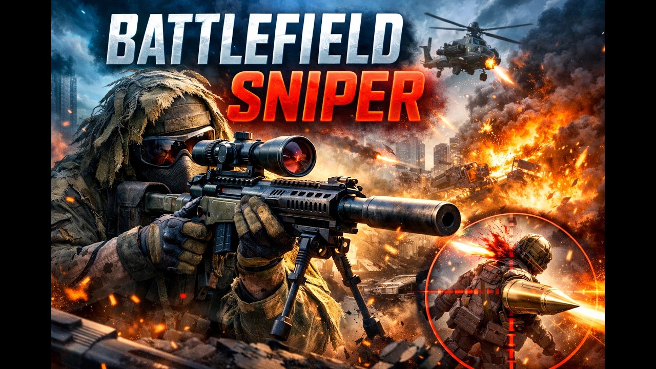 Battlefield 6 Sniper Gameplay | 14.6 K/D Quick Scope