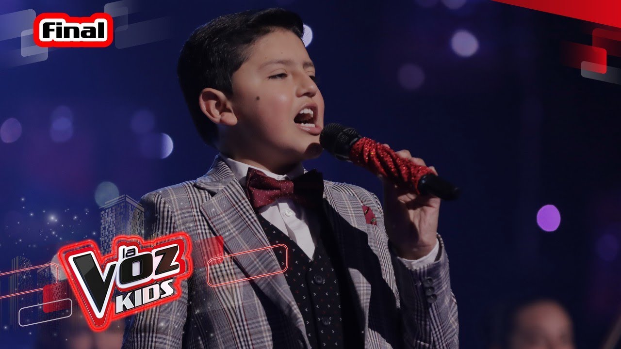 Nicolás canta 'El Triste' en la final | La Voz Kids 2022