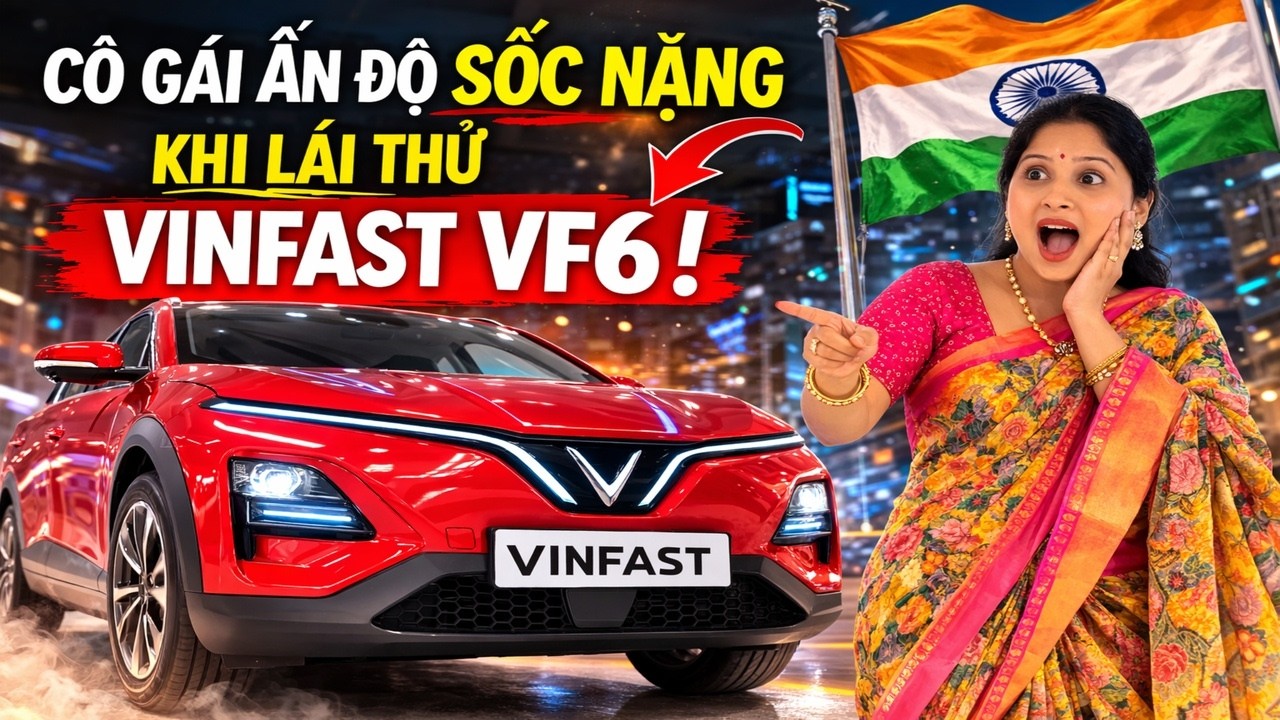 Cô Gái Ấn Độ SỐC NẶNG Khi Lái Thử VinFast - Không Ngờ Xe Điện Việt Nam Lại Thế!