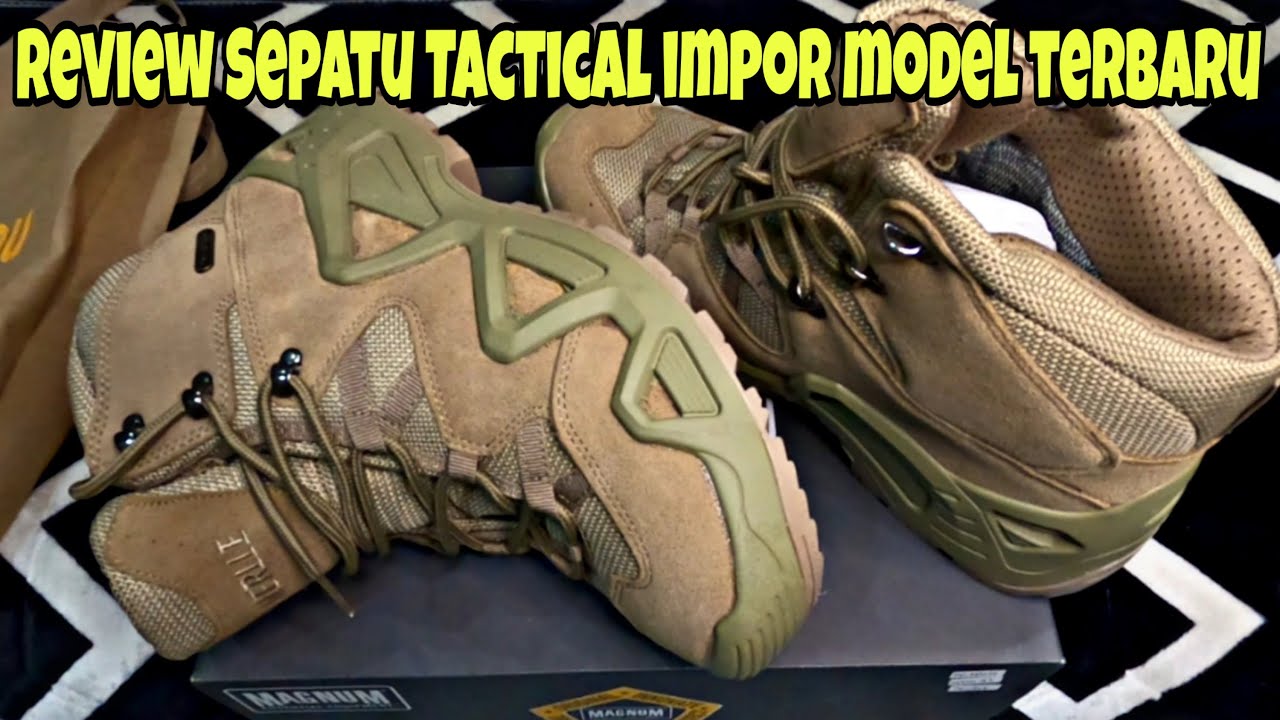 Review Sepatu Tactical M6 Merlle Import Model Terbaru Kuat Dan Bagus
