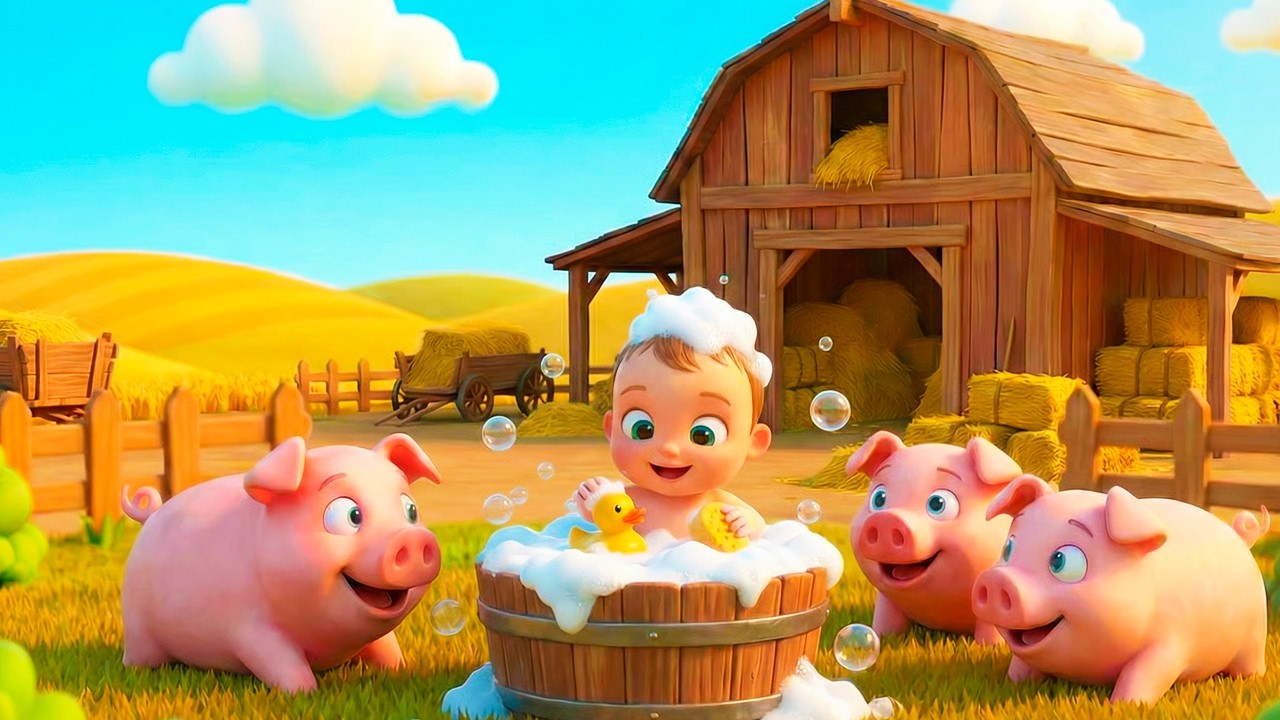 🌾🐮 Fun Farm Adventures | Cartoon for Kids 🐷🌈