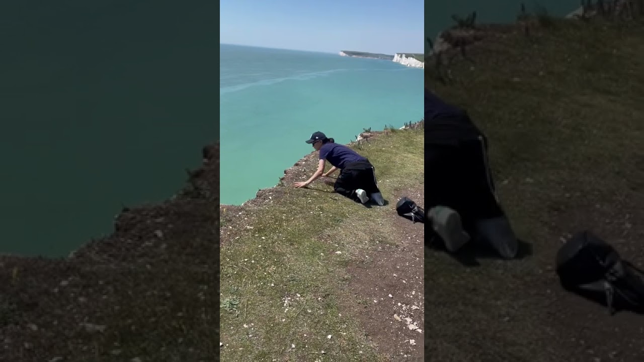 Dangerous!⚡️Eastbourne. Seven Sisters #travel #summer2022 #eastbourne