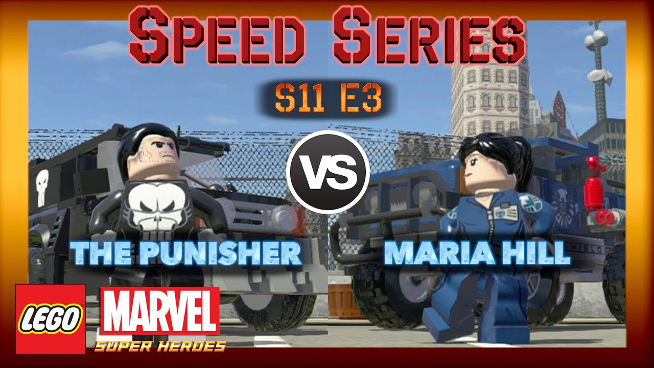 Speed Series - Punisher's Truck vs S.H.I.E.L.D. 4x4!! S11 E3 (LEGO Marvel Superheroes)