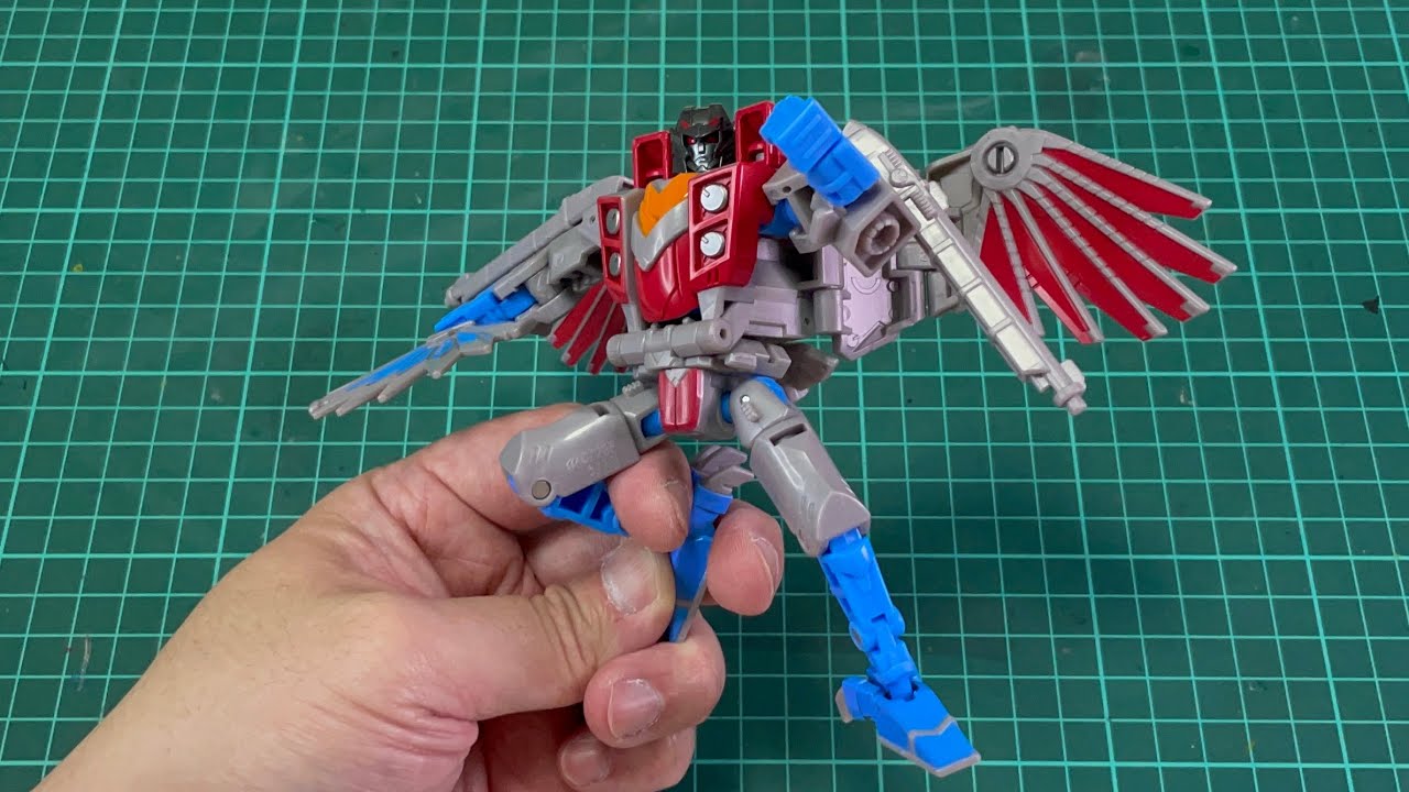 Transformers Timelines Age of Samurai Starscream (Yamabushi Themed Robot mode to Falcon mode)