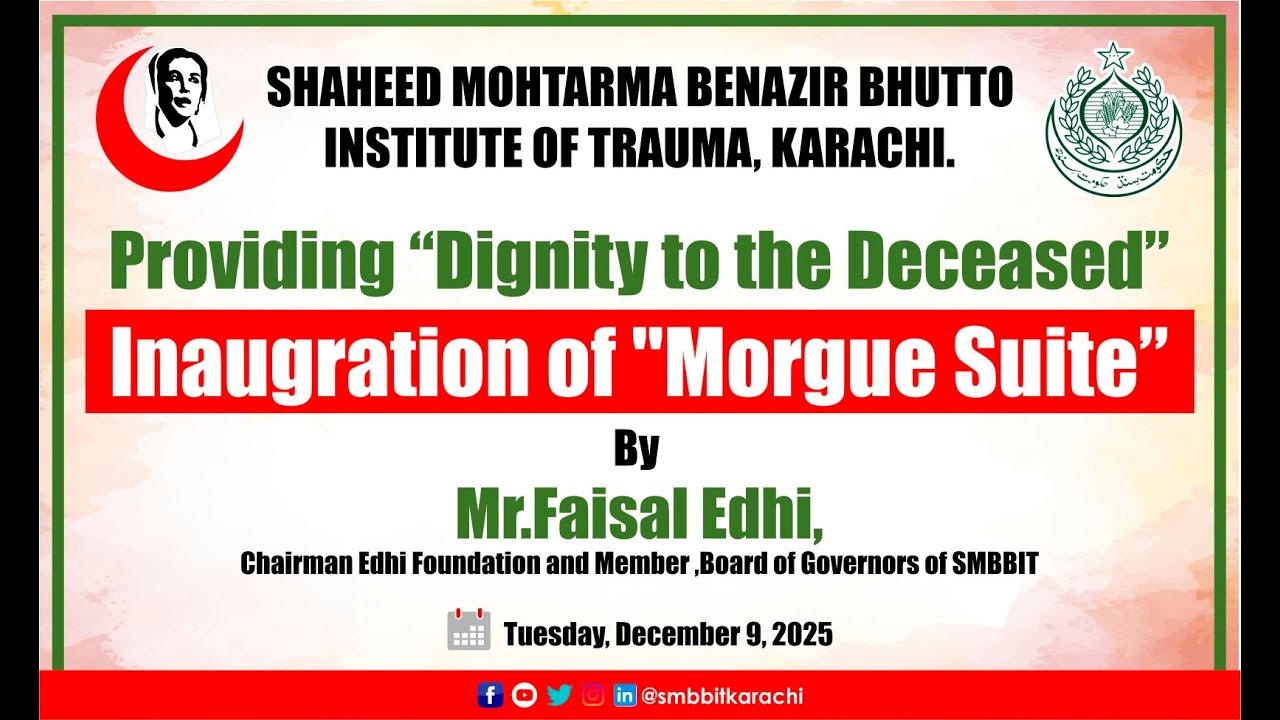 SMBBIT Upholds “Dignity to the Deceased” with Operationalized Morgue Suite