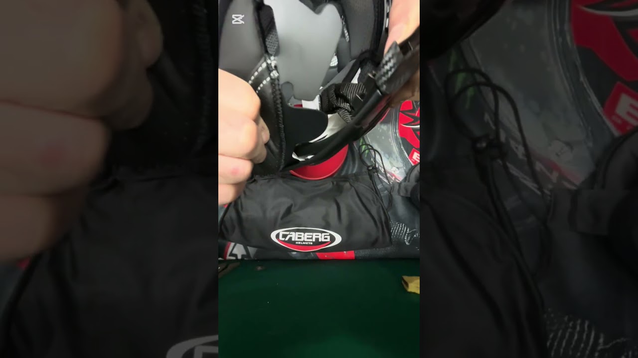 Caberg Duke Evo rimuovere interni