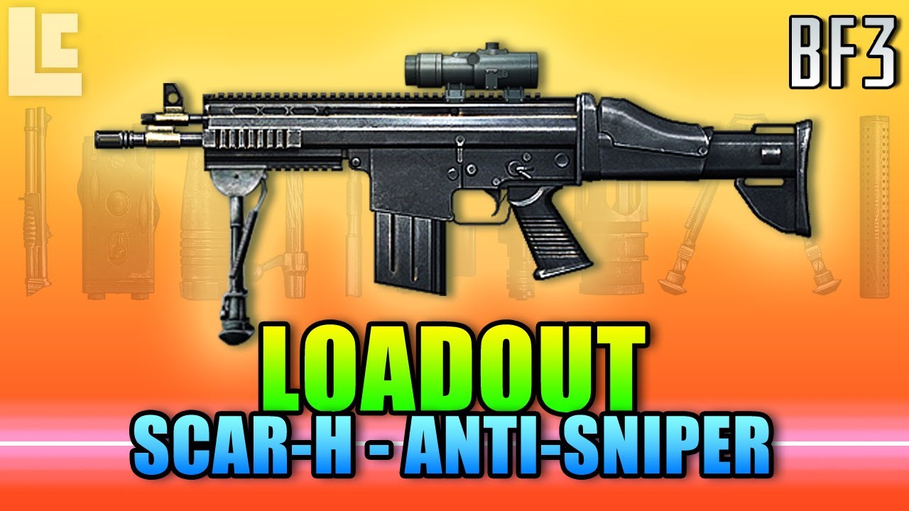 Loadout - Anti-Sniper Scar-H (Battlefield 3 Gameplay/Commentary/Review)