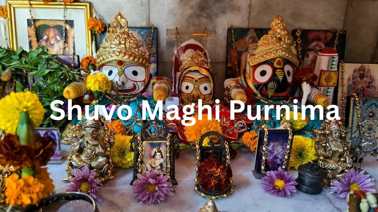 Shuvo Maghi Purnima ...Shree SatyaNarayan Puja at my brother in law's home ..