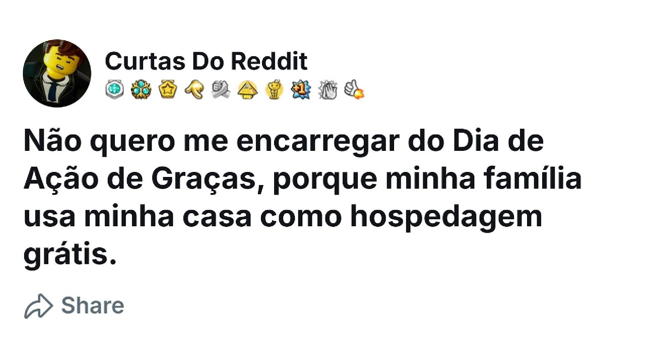 Não quero me encarregar do Dia de Ação de Graças, porque minha família usa minha casa De graça...