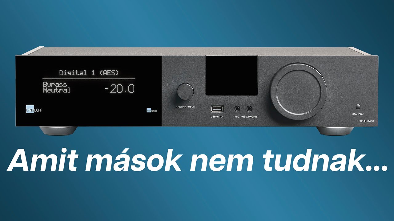 Amit mások nem tudnak: a legjobb Lyngdorf funkciók, erősítő beállítása, app demo