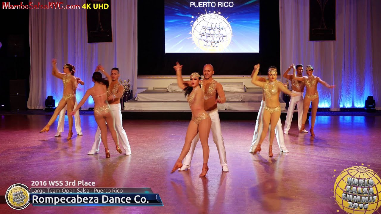 WSS16 Professional Large Team Open Salsa 3rd Place Rompecabeza Dance Co