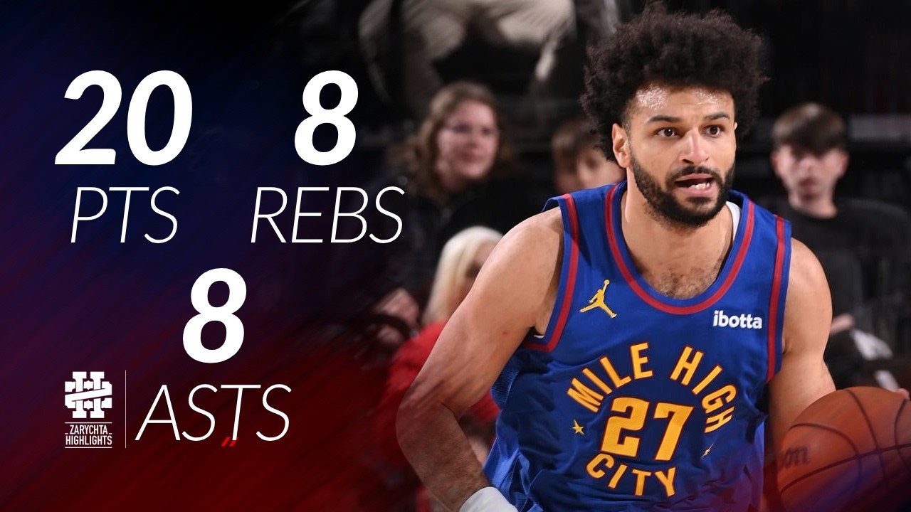 Jamal Murray 20 pts 8 rebs 8 asts vs Clippers 25/26 season