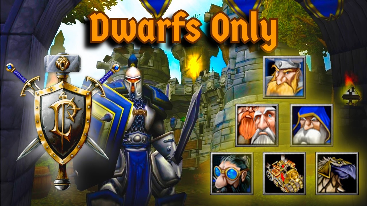 Я попытался играть ТОЛЬКО с гномьими юнитами в WC3 на BNET | Warcraft III