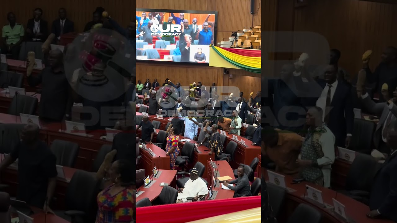 🚨 Minority MPs bring YAMS & COCOA into Parliament after blasting the President&rsquo;s SONA
