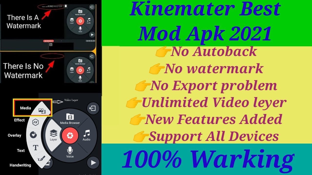 Kinemaster mod Apk 2021 | No watermark | premium unlock | No Watermark | Full Unlocked | KINEMASTER