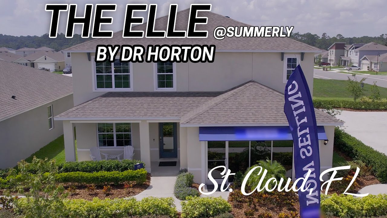 Saint Cloud, FL | DR Horton | Elle Floor Plan | 2,807 sq ft | Summerly #MovingToFlorida