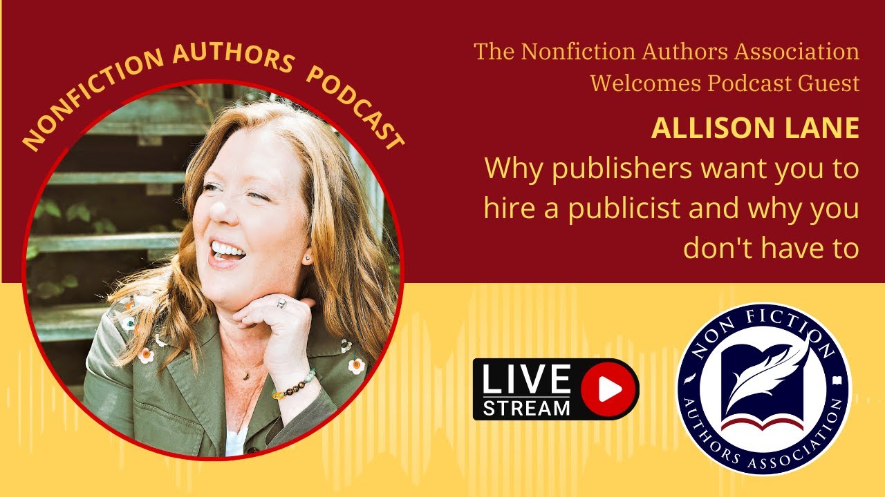 Allison Lane: Why Publishers Want You to Hire a Publicist and Why You Don't Have To