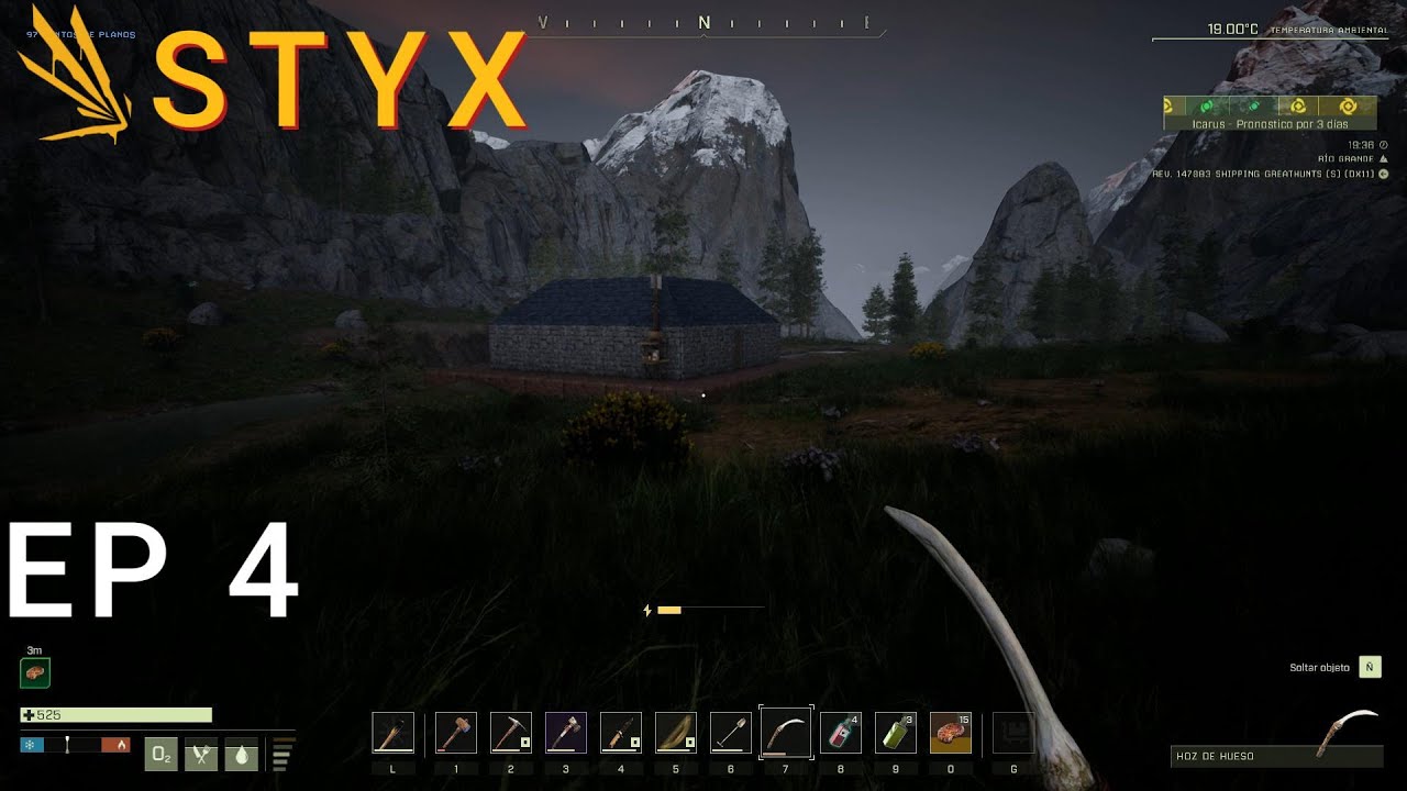 ICARUS-STYX. MEJORAMOS BASE, HERRAMIENTAS Y MESAS DE TRABAJO