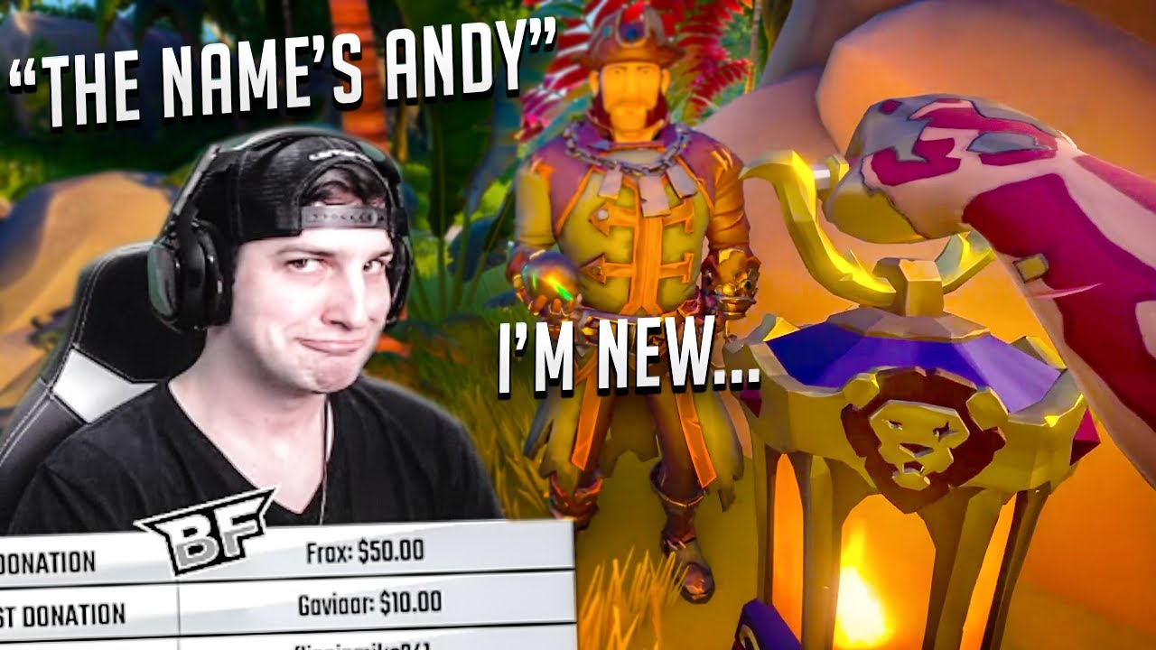 Trying to make FRIENDS in SEA OF THIEVES!! - BoxyFresh