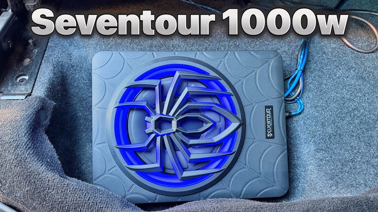 Сабвуфер Seventour мощностью 1000 Вт для установки под сиденье | Превзойдет ли он мой текущий саб...