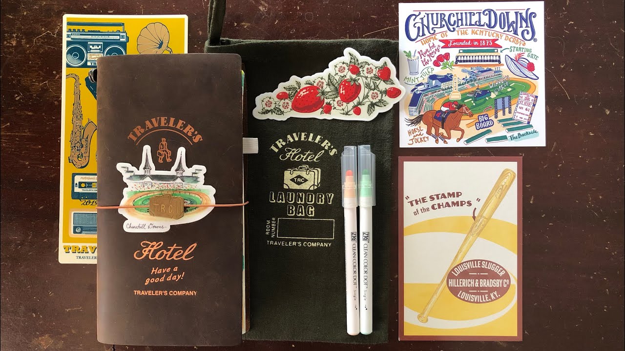 Travel Journal Flip Through: Louisville, KY in my Traveler’s Notebook