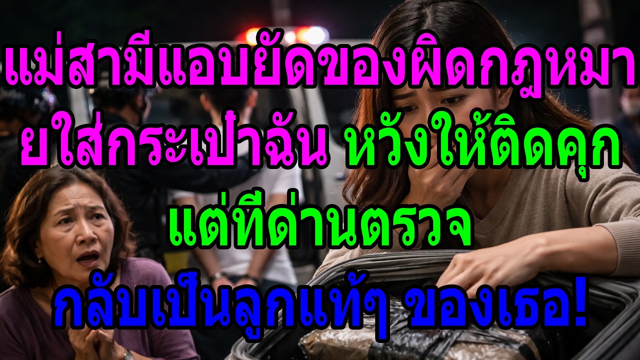 แม่สามีแอบยัดของผิดกฎหมายใส่กระเป๋าฉัน หวังให้ฉันติดคุก แต่โดนลูกแท้ๆ ของเธอเอง!