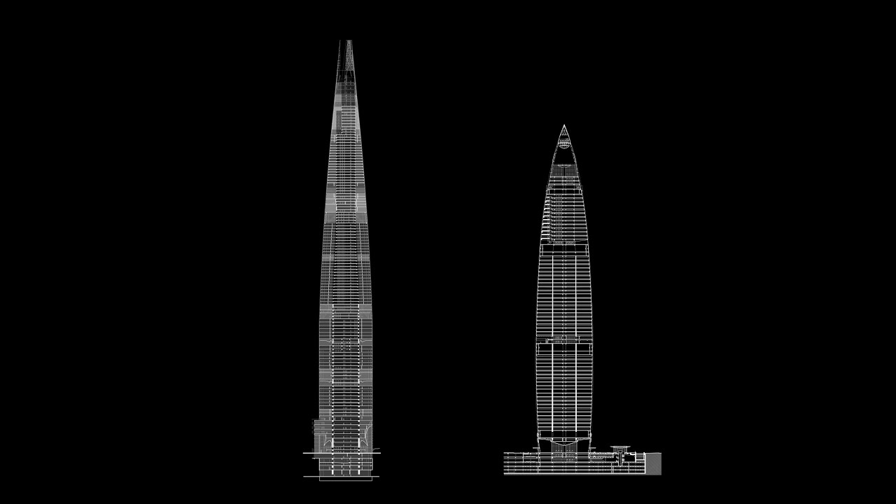 James von Klemperer- Shenzhen and Seoul: China Resources Tower & Lotte World Tower