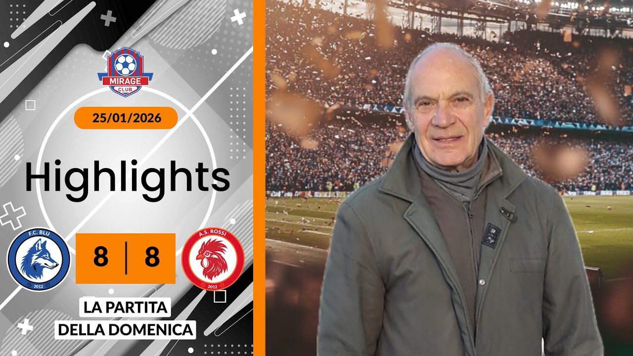 Il gesto che vale più di un gol: Arturo, il Dottore Eroe in campo”: Blu 8-8 Rossi | 25 Gen 2026
