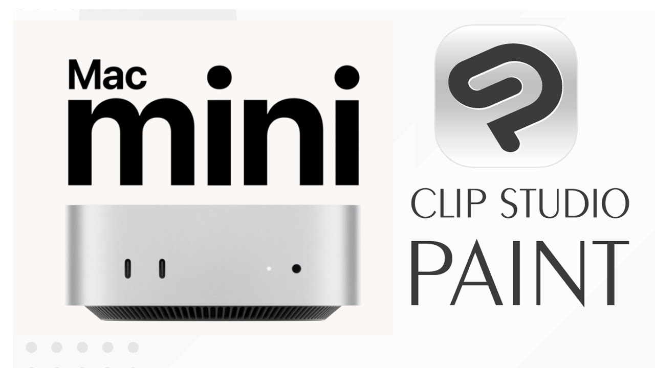 M4 Pro Mac Mini using CLIP STUDIO PAINT